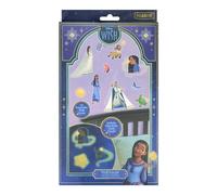 Autocollants mural enfant World Trade and Technologies Disney Wish Glow In The Dark Multicolore 44,1x22,9x5 cm