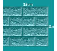 Autocollants Muraux 3d Étanches, Imitation Brique, Décor D'arrière-Plan, Art Mural, 19 Couleurs