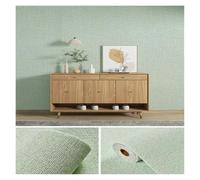 Autocollants muraux 3D imperméables Lin 3D Mousse Auto-adhésif PVC Couleur Unie Épaissie Imperméable Fond Mur Rénovation Papier Peint Stickers Muraux Décoration Intérieure(Linen Malt,280cmx50cm)