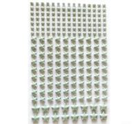 Autocollants muraux 3D phosphorescents en PVC vert fluo en forme d'étoile à cinq branches - Différentes tailles pour chambre à coucher (étoile bleue)