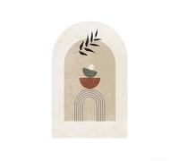 Autocollants muraux abstraits, géométriques, style bohémien, pour salon, chambre à coucher, décoration murale intérieure (UV26T60037T_R)