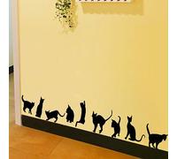 Autocollants Muraux Amovibles De 9 Chats, Stickers De Décoration Pour La Maison, Salon, Chambre D'enfants, Décalcomanies Artistiques, Diy Bricolage
