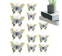 Autocollants muraux - Autocollant papillon à double aile, aimant géant | Plusieurs tailles pliables pour décoration artistique pour chambre de fille, chambre de bébé, mariage, salle de classe, fête de