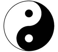 Autocollants Muraux Chinois Traditionnel Tai Yin Yang Fish Personnalité Decoration PVC Stickers Muraux