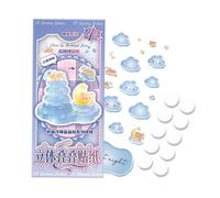 Autocollants muraux créatifs - Lot d'autocollants de dessin animé pour | Matériau en vinyle avec dos autocollant, autocollants amusants pour scrapbooking, kit d'autocollants décoratifs pour