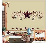Autocollants muraux d coller et coller RoomMates RMK1276SCS Country Stars and Berries