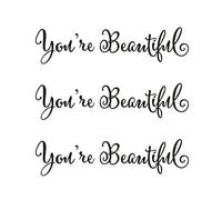 Autocollants Muraux De 3 Lettres, Autocollants Muraux Simples, Autocollants Muraux À Courtes Phrases Inspirants, Décorations De Maison, Adaptées Aux Chambres, Salles D'Étude Et Salons.