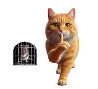 Autocollants muraux de dessin animé - Décoration murale pour la maison, dessins animés en carton animés et souris autocollants | Décoration à la maison 2 D plat, décoration murale artistique