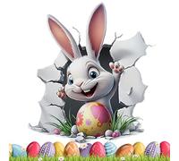 Autocollants muraux de Pâques pour porte, salle de bain, cuisine, restaurant, appartement, hôtel, maison rurale, pour porte miroir, salle de bain, cuisine