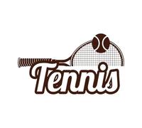 Autocollants muraux de sport de tennis nasium Art Decor Vinyle Autocollants muraux modernes Décoration de la maison pour chambre d'adolescent Salle de classe d'école-S-32x57cm-Coffee