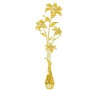 Autocollants muraux décoratifs pour salon et chambre à coucher en acrylique, motif floral, décoration d'intérieur, installation facile, améliorations élégantes de la pièce BAr310 (A, taille unique)