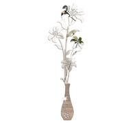 Autocollants muraux décoratifs pour salon et chambre à coucher en acrylique, motif floral, décoration d'intérieur, installation facile, améliorations élégantes de la pièce BAr310 (B, taille unique)