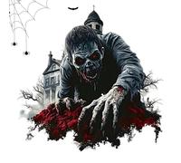 Autocollants muraux d'Halloween | Décorations murales 3D Zombie Halloween - Autocollants gothiques amovibles pour chambre à coucher, cuisine, bureau, salle de bain, appartement, salle de classe