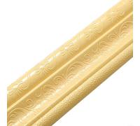 Autocollants muraux élégants pour décoration de la maison, doux et matériels (beige jaune)