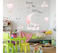 Autocollants muraux en PVC pour décoration de chambre à coucher, style moderne, adaptés aux murs lisses et propres, comprend 2 feuilles de stickers muraux