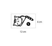 Autocollants Muraux En Vinyle 3d À Motifs D'Animaux Amusants, Pour Interrupteur, Décoration De Chambre D'Enfants, Stickers Muraux En Vinyle, Dessin Animé, Chat, Chien, Art Mural, Diy Bricolage