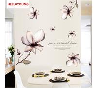 Autocollants Muraux Fleurs De Lys En Pvc, Nouveaux, Pour Salons, Chambre D'enfants, Décoration De La Maison, Qt-0167