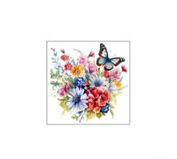 Autocollants muraux floraux et papillons pour des solutions de décoration d'intérieur élégantes (C)