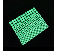 Autocollants muraux fluorescents ronds phosphorescents en PVC pour chambre d'enfant