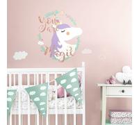 Autocollants muraux g ants RoomMates RMK3627GM Motif Licorne Magique
