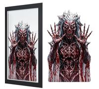 Autocollants Muraux Halloween Décorations autocollantes miroir horreur