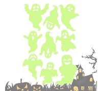 Autocollants muraux lumineux d’Halloween - Autocollants de fenêtre qui brillent dans le noir | Décoration d'Halloween, fournitures de fête à domicile, autocollants de fenêtre,