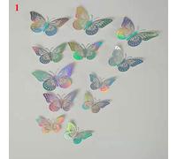 Autocollants Muraux Papillons En Cristal Effet 3d, 12 Pièces/Lot, Beaux Autocollants Pour Chambre D'Enfants, Décoration De La Maison