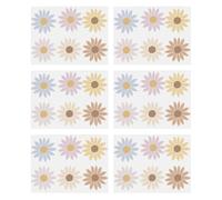 Autocollants muraux pour fenêtre et porte - Motifs marguerites mignonnes - Multifonctions - Pour chambre d'enfant, chambre à coucher, salon