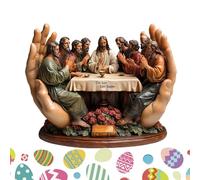 Autocollants muraux religieux - Dieu cite le verset biblique Christian Prière religieuse | Tenir une colle de fleurs de livre | Autocollants de décoration de Pâques pour les zones de réflexion