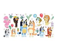 Autocollants muraux RoomMates Bluey Family and Friends RMK5457SCS