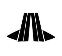 Autocollants Noirs pour Montants B de Camry (1997-2001), Protections de Montants de vitres adhésives 3M pour Cadres de Portes et Protection extérieure