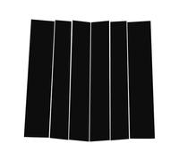 Autocollants Noirs pour Montants B de Voiture Buwei Stream RP6-RP8, Protections de Montants de vitres adhésives 3M pour Cadre de Porte et Protection extérieure