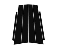 Autocollants Noirs pour Montants B de Voiture Infiniti QX50 2018-2023, Protections de Montants de vitres adhésives 3M pour Cadre de Porte et Protection extérieure