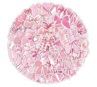 Autocollants nœud pour bouteilles d'eau, autocollants nœud,100X décalcomanie nœud papillon - Autocollant Graffiti étanche pour ordinateur portable, Scrapbooking, bagages, enveloppe d'ordinateur