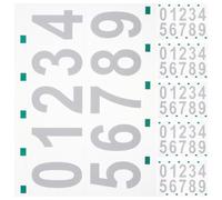 Autocollants Numéros Boîte aux Lettres, Adhésif Blanc | Étanche, Lisible la Nuit, Effet Lumineux, pour Boîtes et Courrier Extérieur