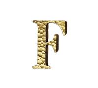Autocollants Numéros Maison Adhésifs 2 Pouces, Modernes En Métal Laiton, Chiffres Dorés Pour Boîte Aux Lettres, Plaque D'adresse Décorative, Pour Appartement, Bureau, Hôtel, Café(F)