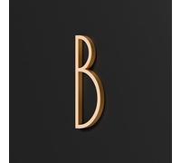 Autocollants Numéros Maison Auto-adhésifs 2/3/4 Pouces, Numéro Porte Moderne En Acrylique, Noir/or/argent, Enseigne D'adresse Pour Boîte Aux Lettres, Pour Bureau, Appartement, Café(Gold B,4In)