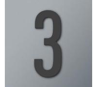 Autocollants Numéros Maison Auto-adhésifs 2/3/4 Pouces, Numéro Porte Moderne En Acrylique, Plaque D'Adresse Dorée/Noire, Pour Chambre D'Hôtel, Mur D'Appartement, Décoration Bureau(Black 3,2In)