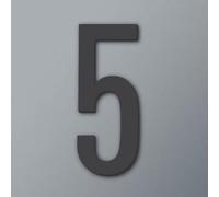 Autocollants Numéros Maison Auto-adhésifs 2/3/4 Pouces, Numéro Porte Moderne En Acrylique, Plaque D'Adresse Dorée/Noire, Pour Chambre D'Hôtel, Mur D'Appartement, Décoration Bureau(Black 5,2In)