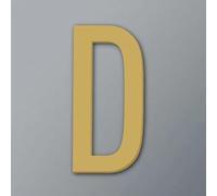 Autocollants Numéros Maison Auto-adhésifs 2/3/4 Pouces, Numéro Porte Moderne En Acrylique, Plaque D'Adresse Dorée/Noire, Pour Chambre D'Hôtel, Mur D'Appartement, Décoration Bureau(Gold D,3In)