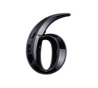 Autocollants Numéros Maison Auto-adhésifs 2/3/4 Pouces, Numéros Porte Modernes En ABS, Signe D'adresse Boîte Aux Lettres Noir, Pour Chambre, Bureau, Appartement, Hôtel, Café, Jardin(6,3In)