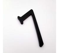 Autocollants Numéros Maison Auto-adhésifs 2/3/4 Pouces, Numéros Porte Modernes En Acrylique, Plaque D'adresse Noire Pour Boîte Aux Lettres, Pour Bureau, Appartement, Hôtel, Jardin(7,3In)