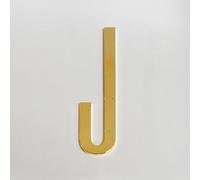 Autocollants Numéros Maison Auto-adhésifs 2,75 Pouces, Numéros Porte Modernes En Métal, Lettres D'adresse Dorées Pour Boîte Aux Lettres, Pour Chambre, Appartement, Hôtel, Café, Jardin(J)