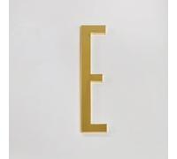 Autocollants Numéros Maison Auto-adhésifs 2,75 Pouces, Numéros Porte Modernes En Métal, Lettres D'adresse Dorées Pour Boîte Aux Lettres, Pour Chambre, Appartement, Hôtel, Café, Jardin(E)