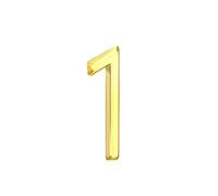 Autocollants Numéros Maison Auto-adhésifs 2 Pouces, Modernes En ABS. Numéro Porte 5 Cm, En Or/argent/noir, Signe D'adresse Pour Boîte Aux Lettres, Décor Extérieur, Pour Hôtel, Café(Gold 1)