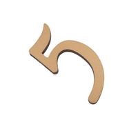 Autocollants Numéros Maison Autocollants 2/3/4 Pouces, Numéro Porte En Acrylique Moderne, Numéro Noir/or Pour Boîte Aux Lettres, Plaque D'adresse, Pour Chambre, Hôtel, Appartement(Gold 5,3In)