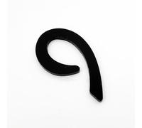 Autocollants Numéros Maison Autocollants 2/3/4 Pouces, Numéro Porte En Acrylique Moderne, Numéro Noir/or Pour Boîte Aux Lettres, Plaque D'adresse, Pour Chambre, Hôtel, Appartement(Black 9,3In)