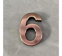 Autocollants Numéros Maison Autocollants 2/3/4 Pouces, Numéros Porte Modernes En ABS, Bronze, Plaque Boîte Aux Lettres, Panneau D'adresse, Pour Appartement, Chambre, Hôtel, Jardin(6,4In)