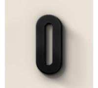 Autocollants Numéros Maison Autocollants 3/4 Pouces Numéro Porte Moderne En Acrylique, Signe D'adresse Boîte Aux Lettres Doré/noir, Pour Décoration Murale D'hôtel, Jardin, Appartement(Black 0,3In)
