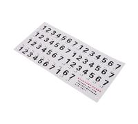 Autocollants Numérotés Touches du Piano 88 Clés PVC Blanc | Autocollant Note Piano, pour Clavier Électronique et Piano, 1 Set Pratique, sans Résidu